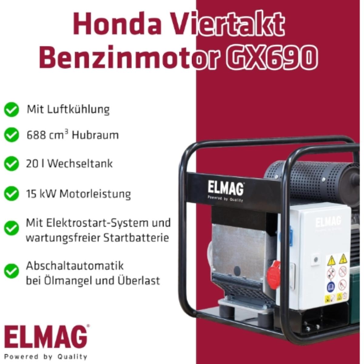 ELMAG Stromerzeuger SEB 16000WDE-AVR