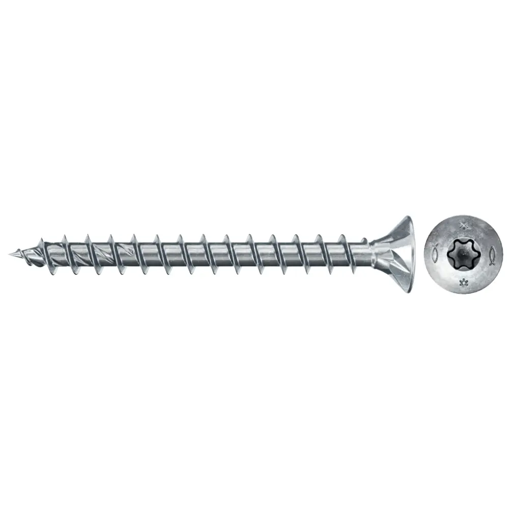 Fischer Spanplattenschraube 3,5x40 PowerFast FPF II CTF BC, Senkkopf, Innenstern TX, Vollgewinde