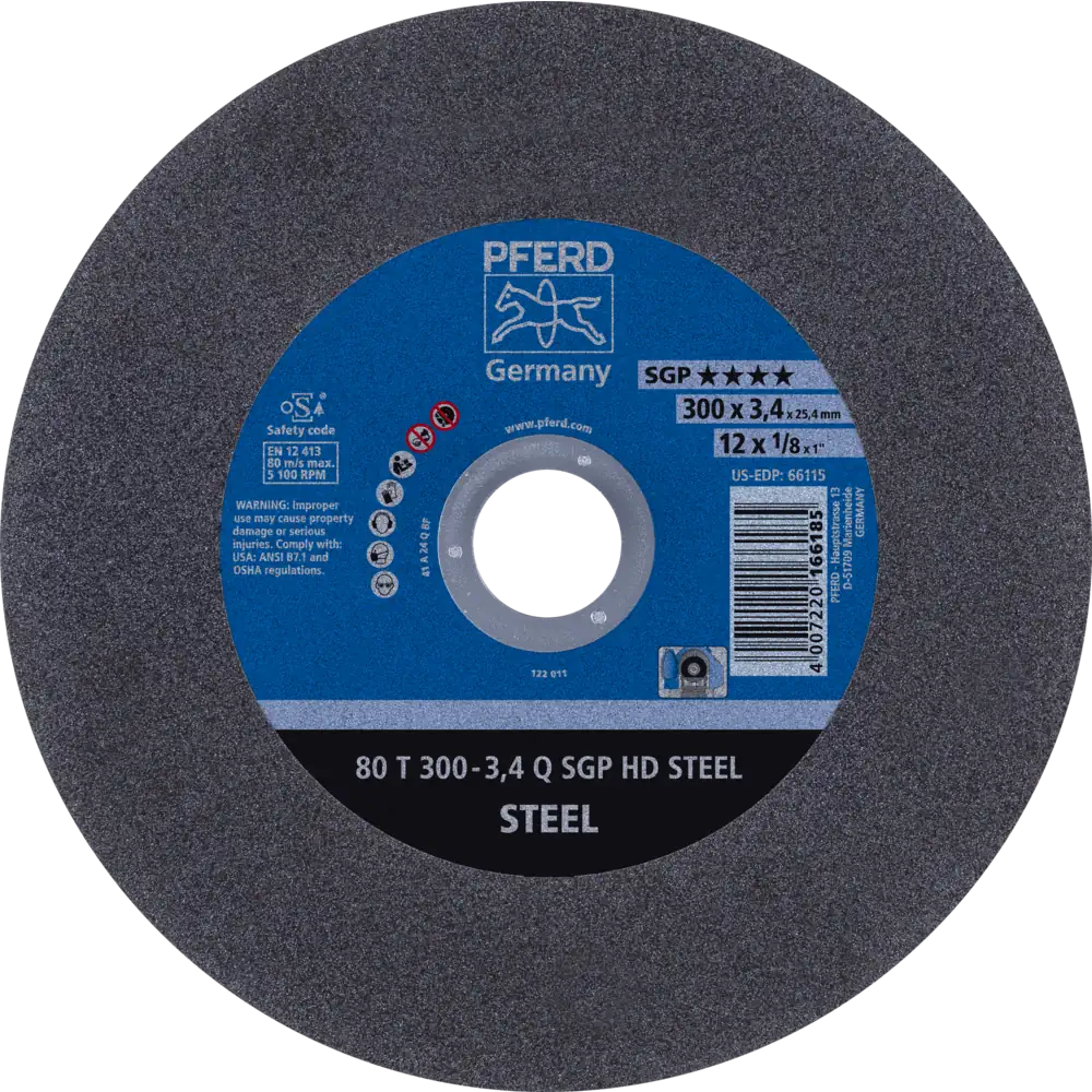 PFERD TOOLS Stationäre Trennscheibe T HD STEEL für Stahl