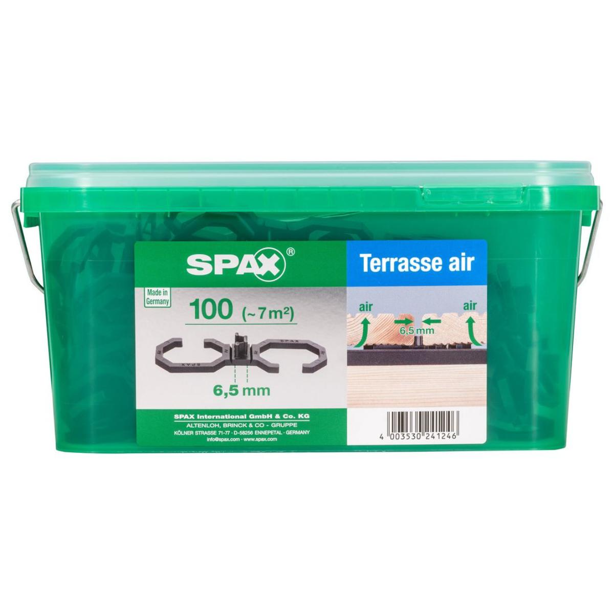 SPAX AIR ABSTANDSHALTER 6,5MM HKB L 100 ST HENKELBOX