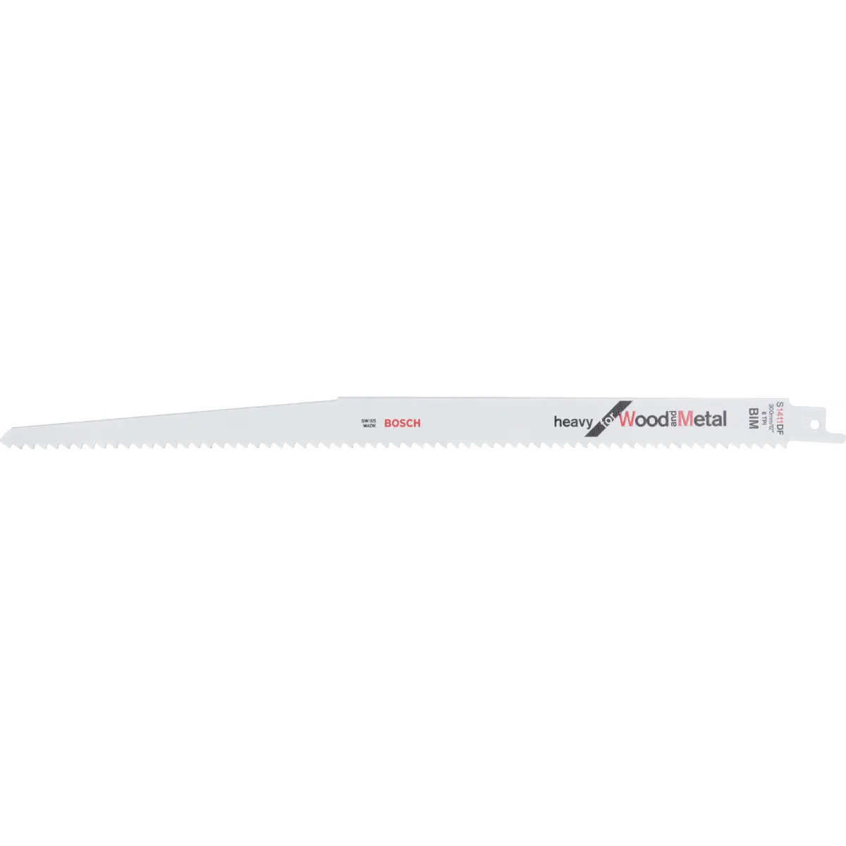 Bosch Säbelsägeblatt Bimetall, S 1411 DF Heavy for Wood and Metal