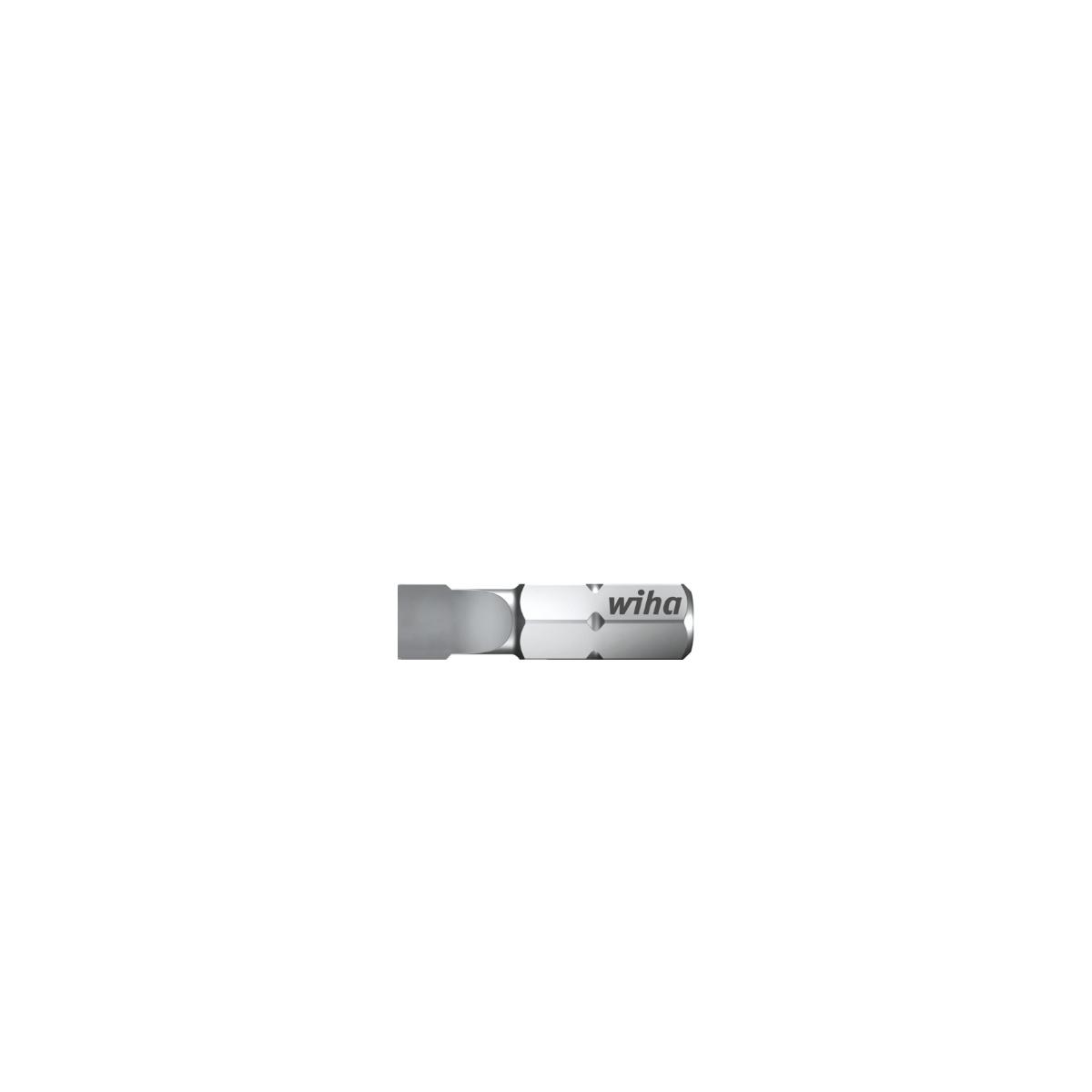 Wiha Bit Standard 25 mm Schlitz 1/4 zoll C6,3