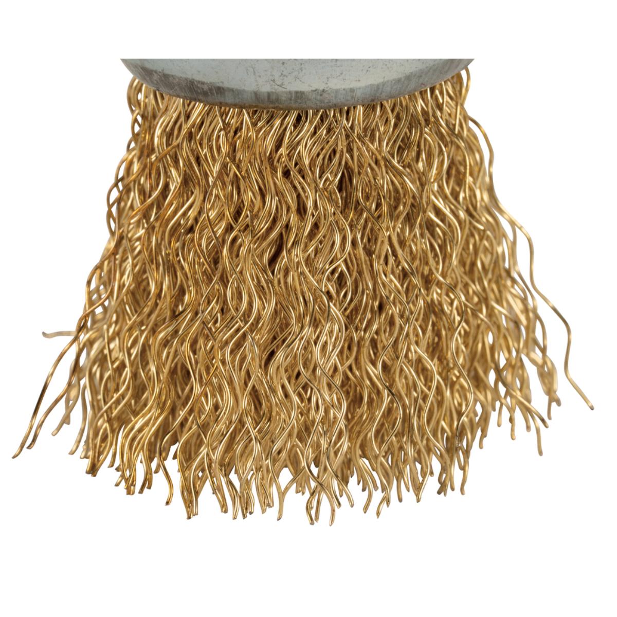 Makita Pinselbürste - gewellt - verzinkt - 1/4 Zoll-Sechskant