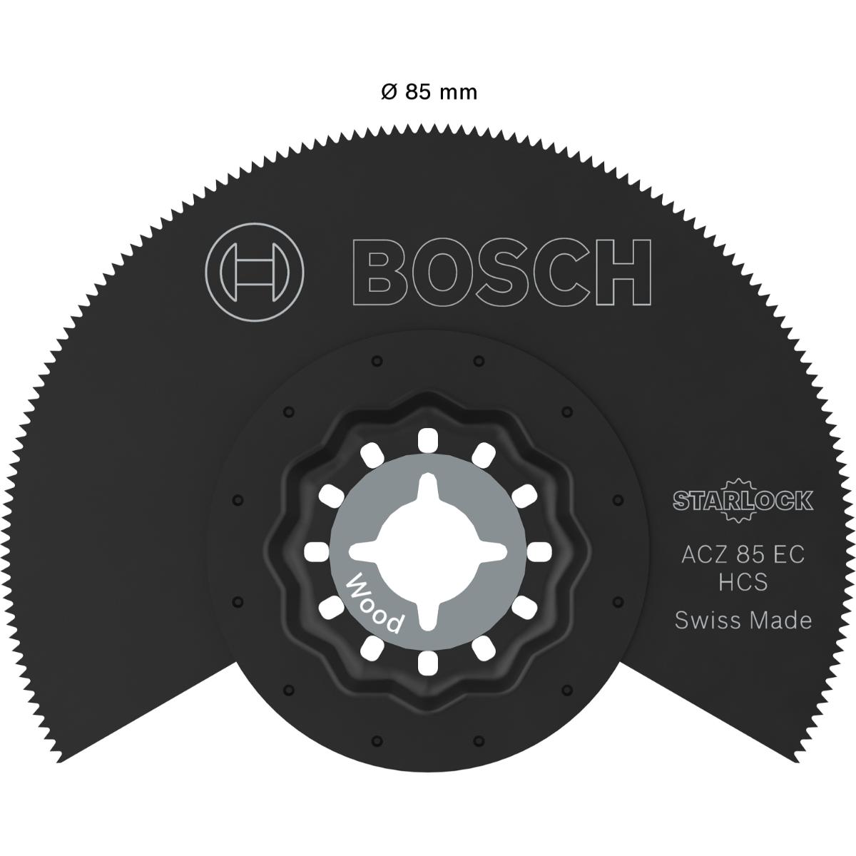 Bosch ACZ 85 EC Holz Segmentsägeblatt, Starlock, 85 mm, 1-Stück