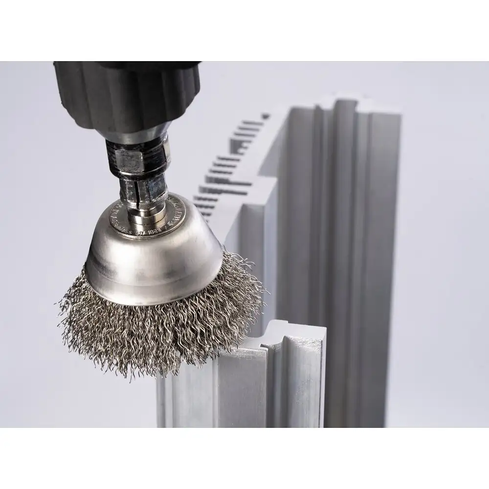 PFERD TOOLS INOX-TOTAL Topfbürste ungezopft RBUIT Ø50 mm Schaft-Ø6 mm Edelstahl-Draht-Ø0,30 mm