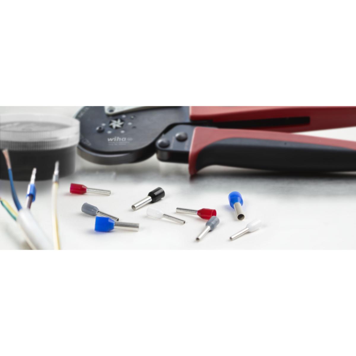 Wiha Crimpwerkzeug automatisch für Aderendhülsen Sechskant-Pressung 0,08 - 16 mm²