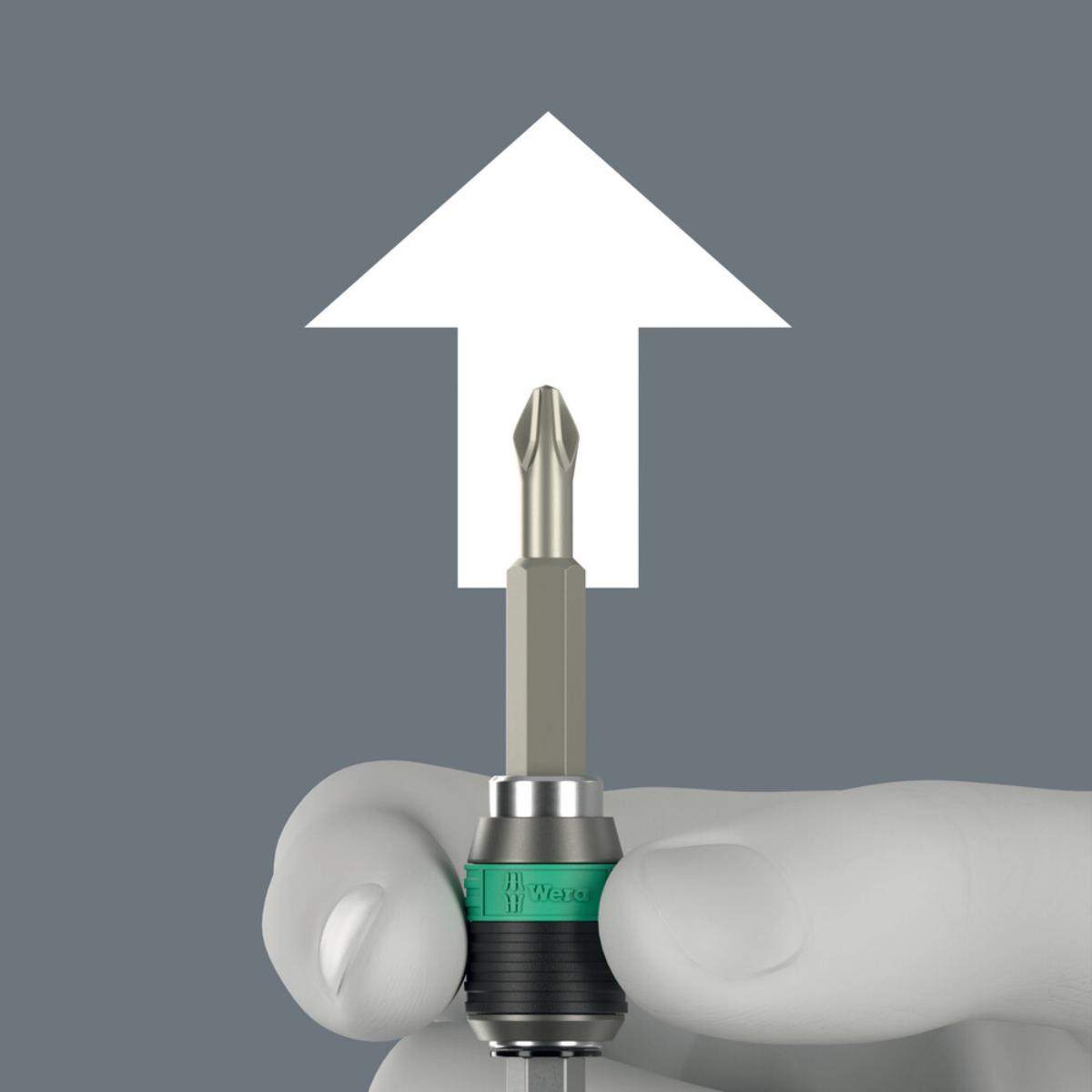 05104754001we Wera 844/7 Gewindebohrer-Bit-Satz, 8-teiliges Set