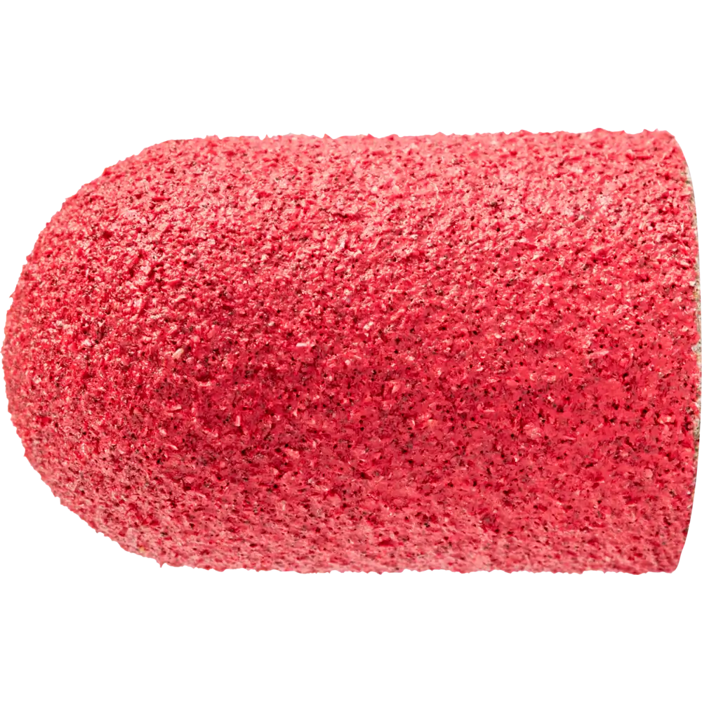 PFERD TOOLS POLICAP Schleifkappe PC Walzenrundform Keramikkorn für Edelstahl