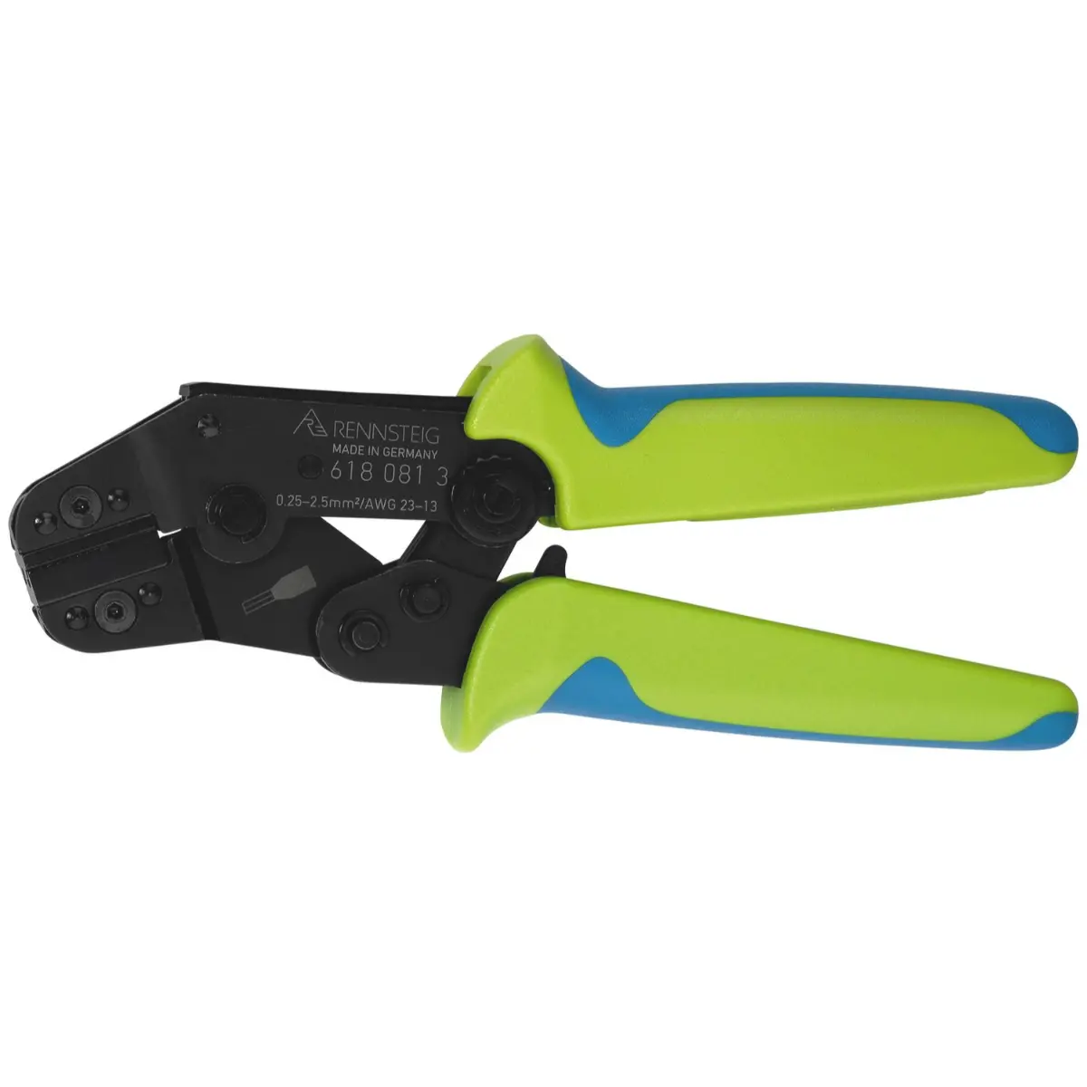 Rennsteig Crimpzange PEW 8 für isolierte und nicht isolierte Aderendhülsen 0,25 - 2,5 mm²
