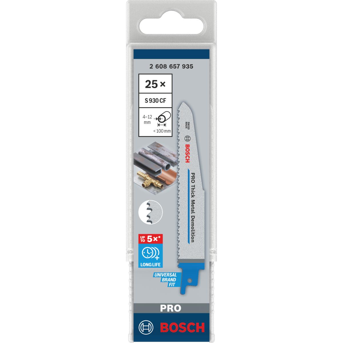 Bosch PRO Säbelsägeblatt S 930 CF, Endurance for Heavy Metal