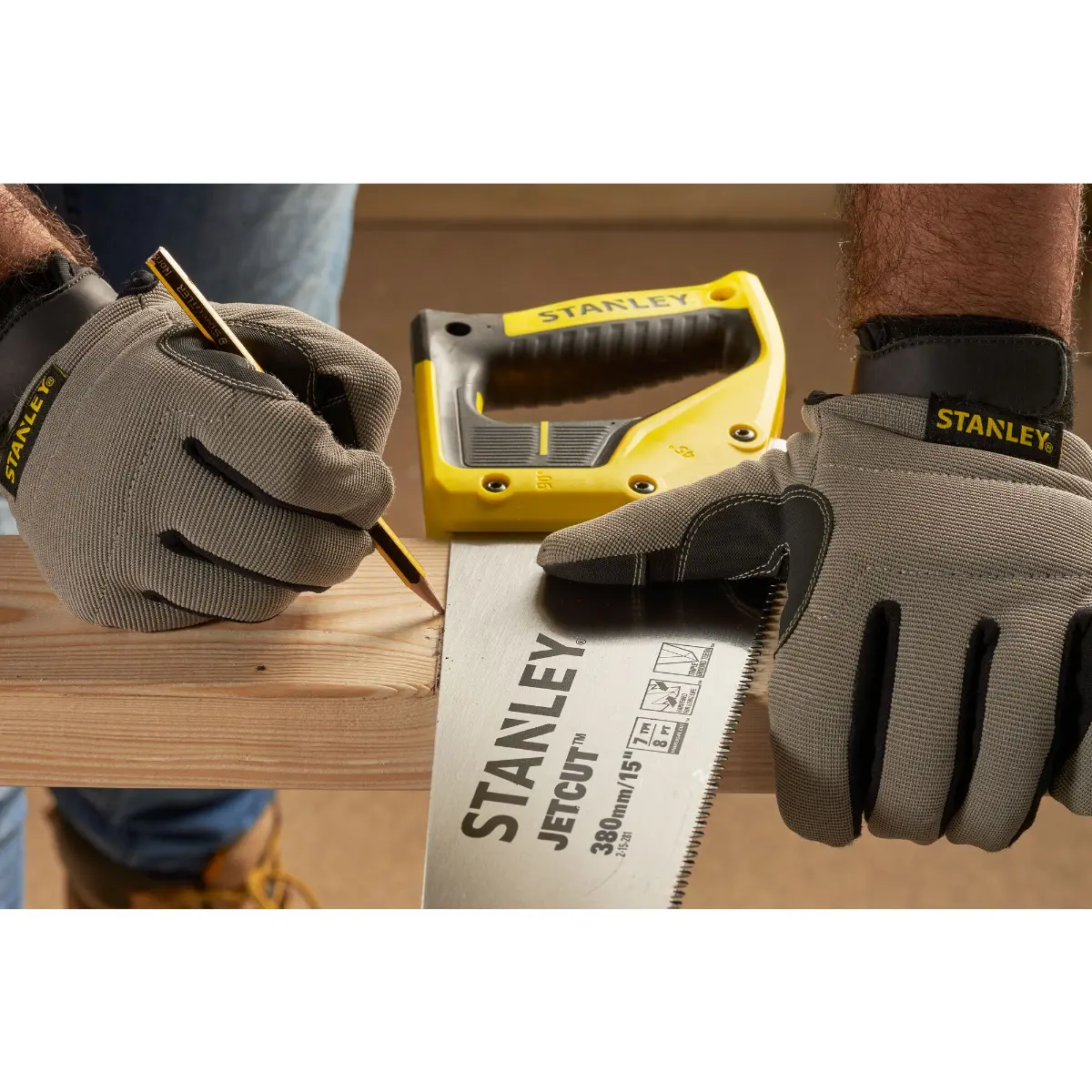 STANLEY JETCUT Handsäge 380mm 7TPI