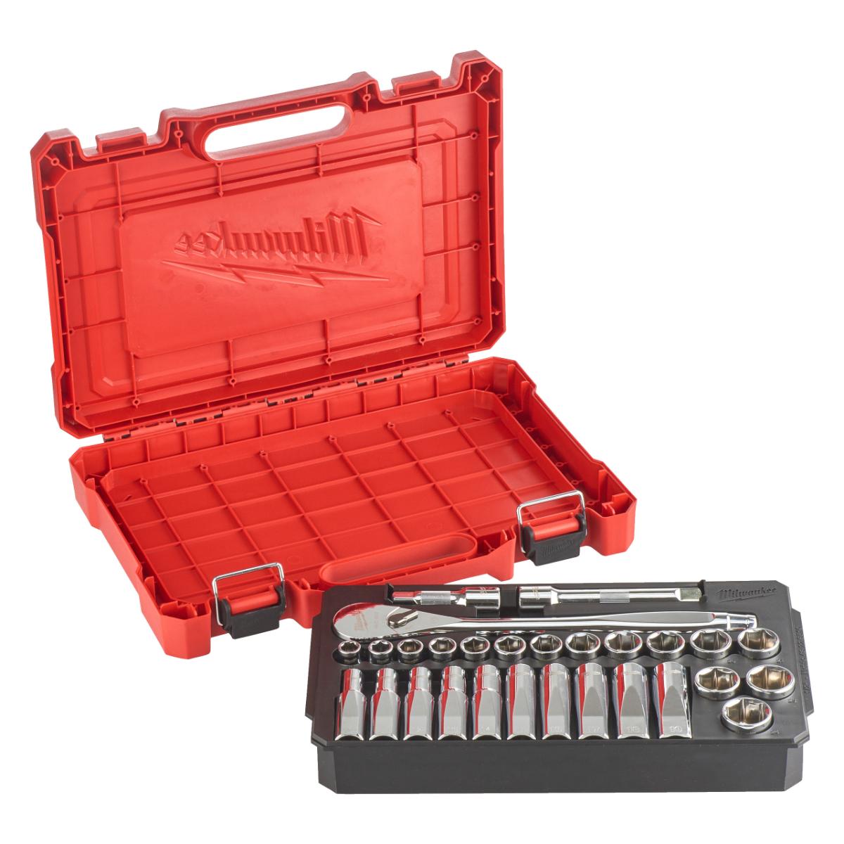 Milwaukee - 1/2\ Ratschen u. Nussatz (28 pc)" - 4932471864