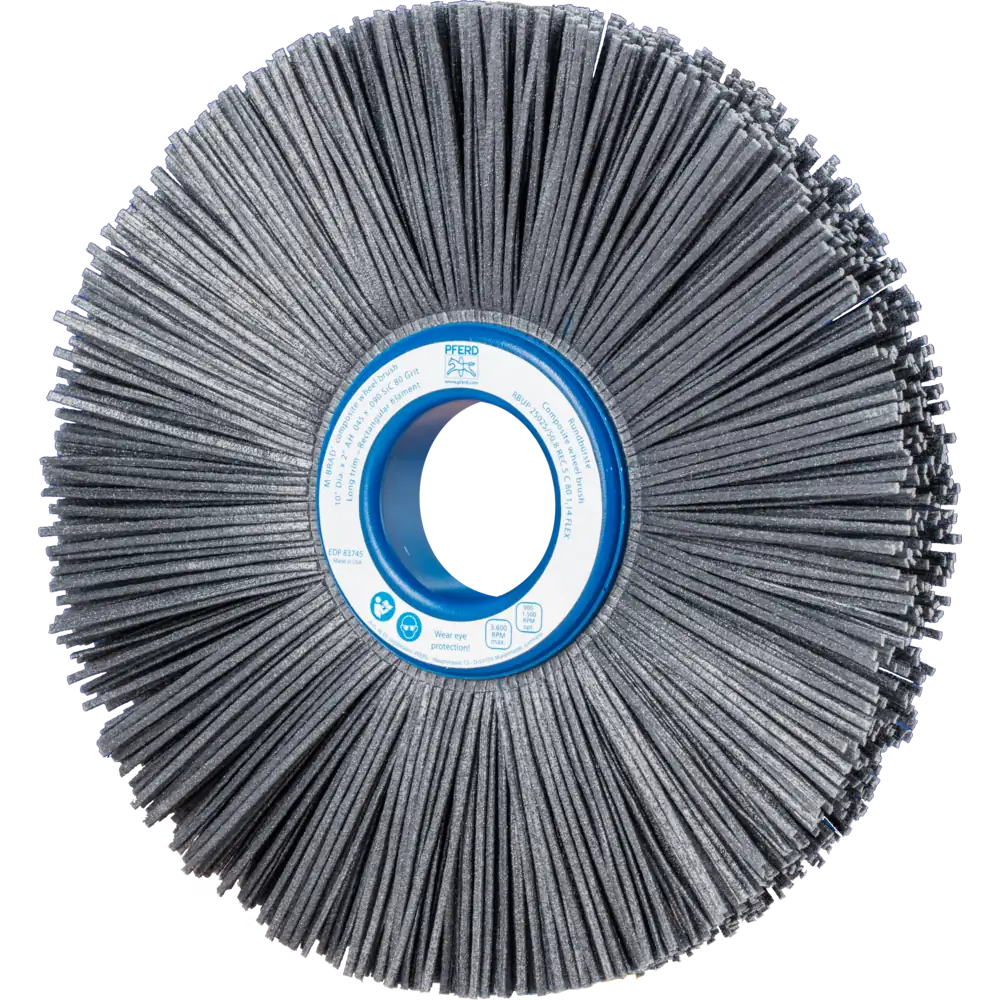PFERD TOOLS COMPOSITE FLEX Rundbürste RBUP SIC-Filament rechteckiger Besatz