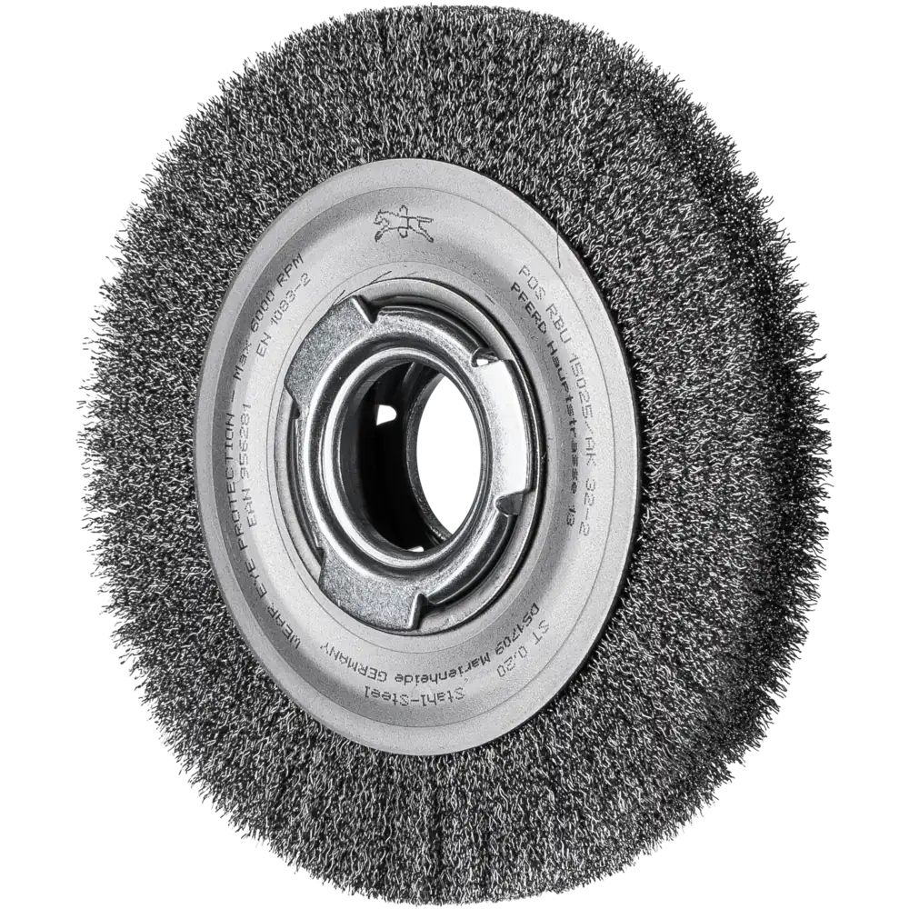 PFERD TOOLS Rundbürste breit ungezopft RBU Stahl-Draht
