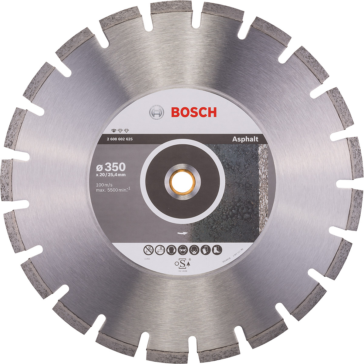 Bosch Diamanttrennscheibe Standard for Asphalt 20/25,4