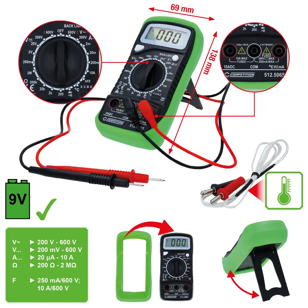 COMPETITION Digital Multimeter