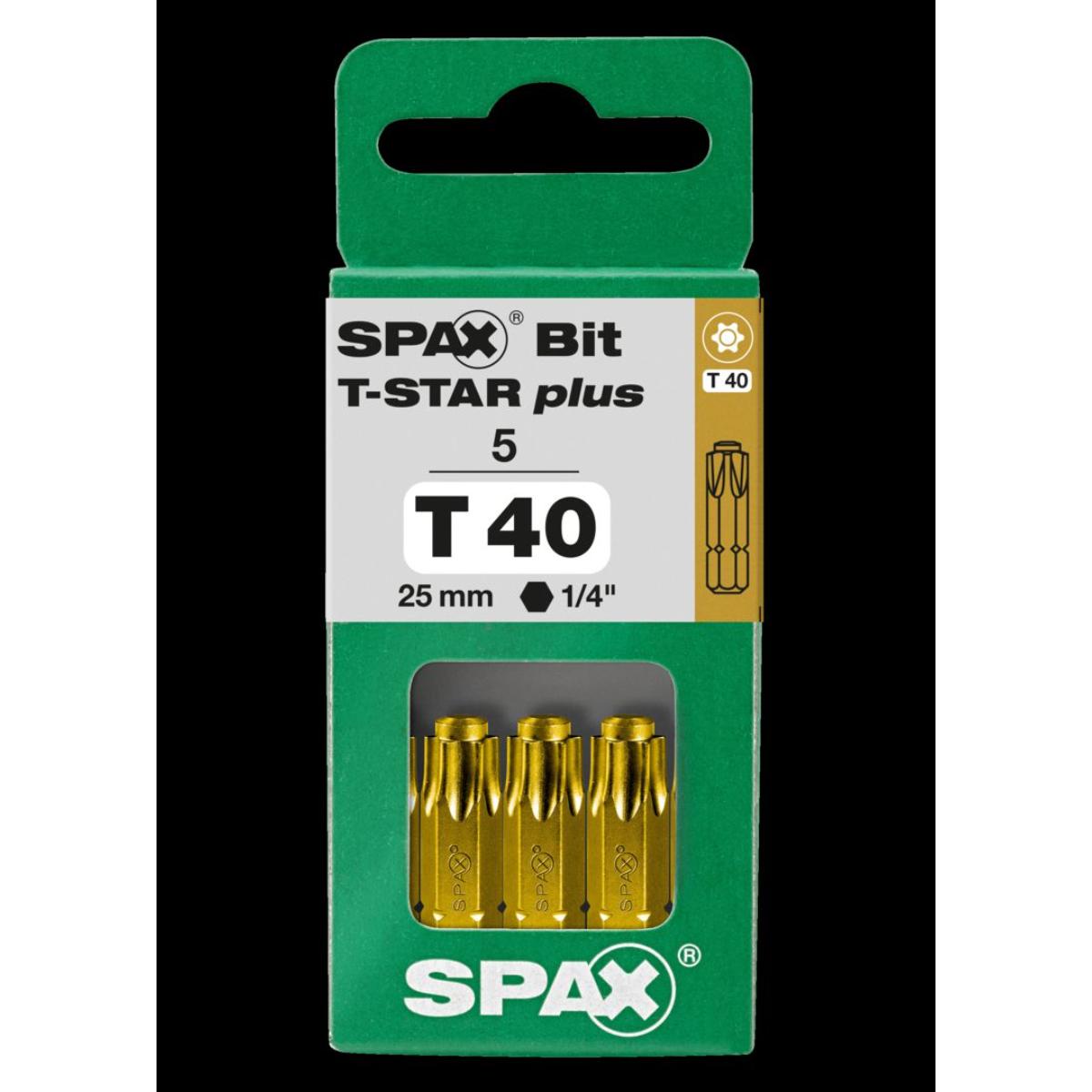 SPAX Bit T-Star Plus T40 25mm