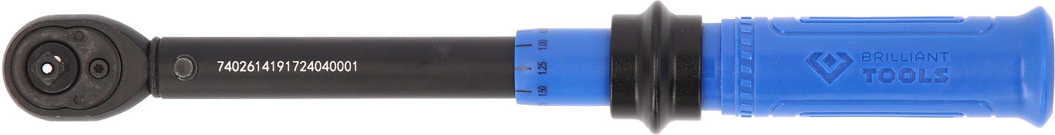 Brilliant Tools 1/4" Ratschen-Drehmomentschlüssel umschaltbar, 5-25 Nm