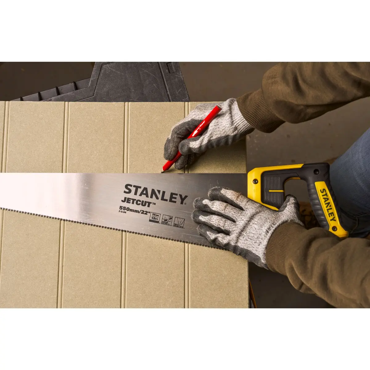 STANLEY JETCUT Handsäge 550mm 11TPI