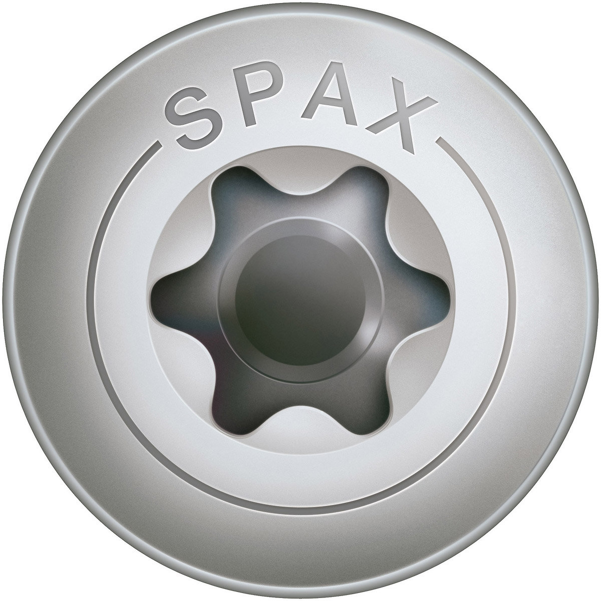 SPAX Terrassenschraube Bold Flachrundkopf T-Star Plus T20 Fixiergewinde 4Cutspitze A2 rostfrei, 100