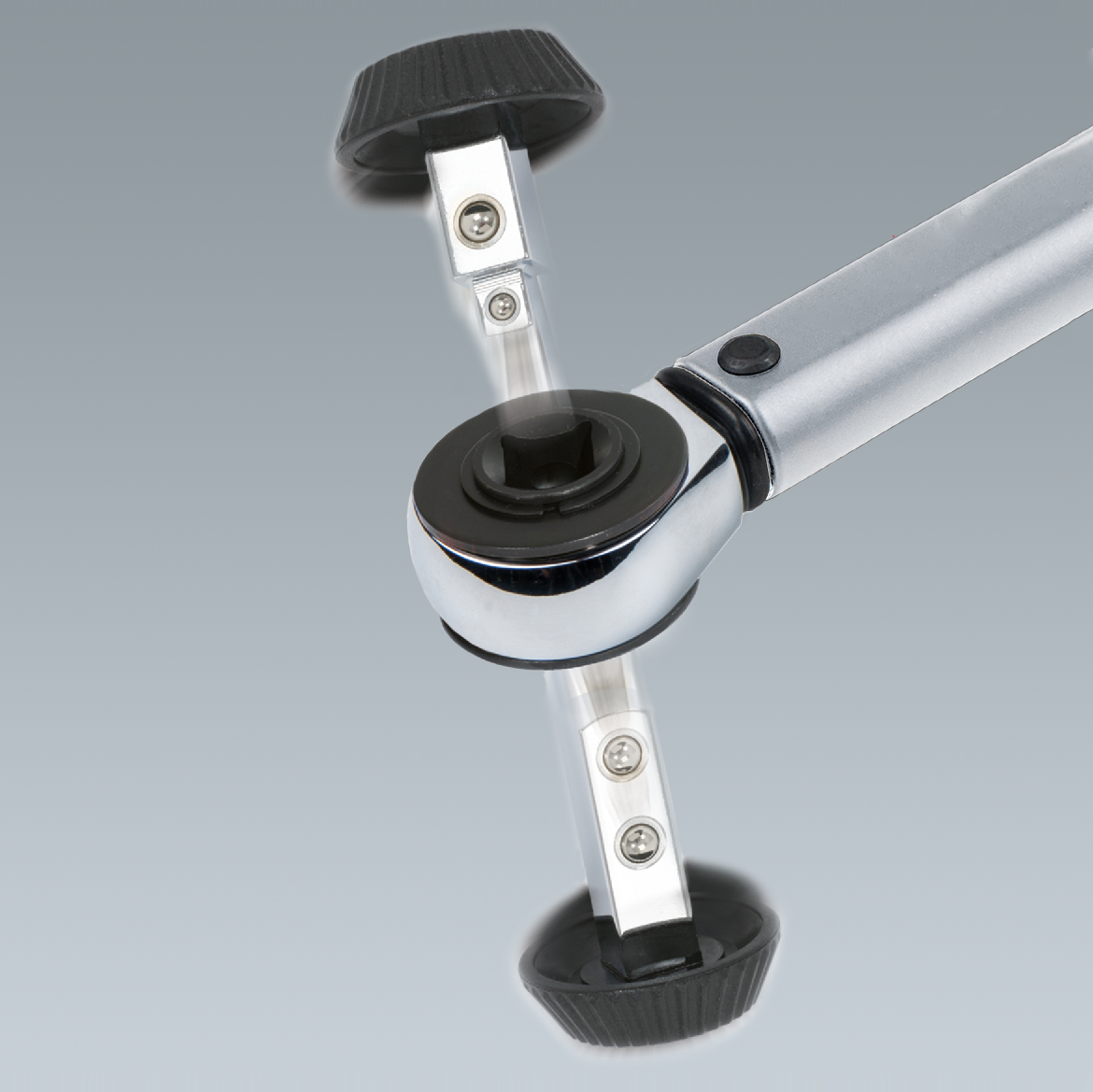 Brilliant Tools 1/2" Drehmomentschlüssel mit Drehknopf-Umsteck-Ratschenkopf, 20 - 200 Nm