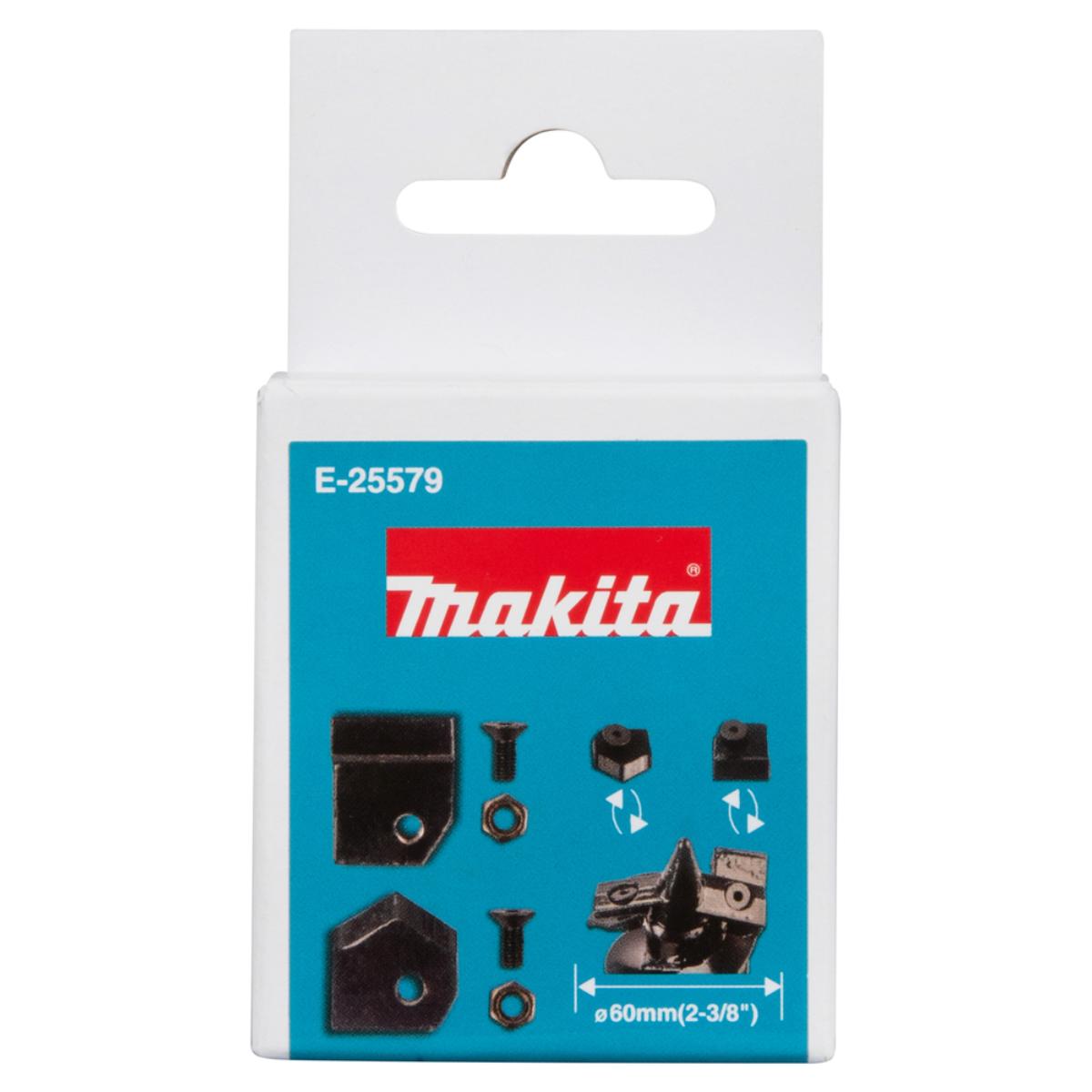 Makita Ersatzmesser für Erdbohrer Ø 60 mm 2 Stück (flach+spitz)