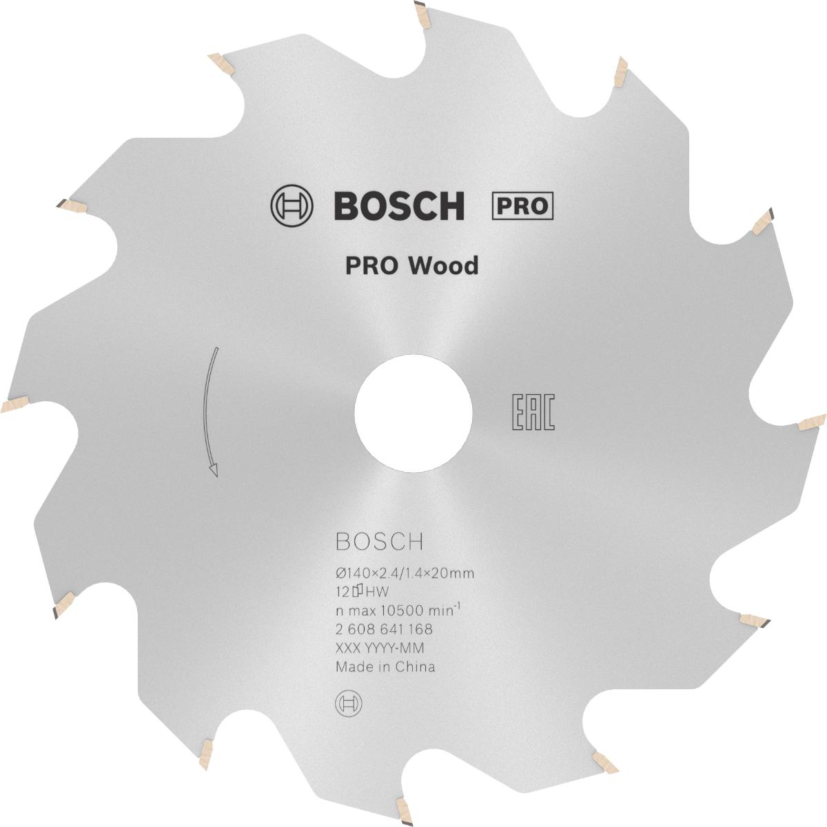 Bosch PRO Kreissägeblatt Optiline Wood. für Handkreissägen