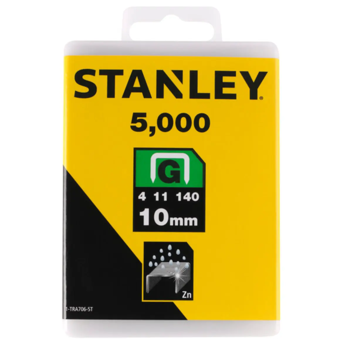 STANLEY Klammern Typ G 10 mm 5000 St. für Elektro- u. Handtacker Typ G stabile Verpackung