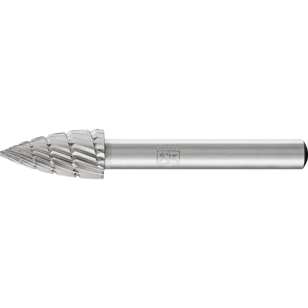 PFERD TOOLS HSS Frässtift Spitzbogenform K Z 3 universal mittel fein Spanbrecher