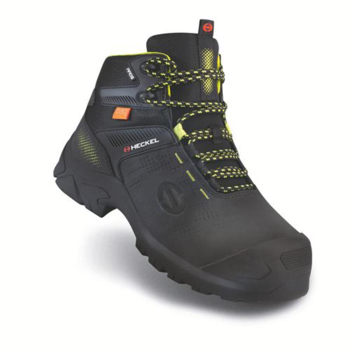 uvex MACCROSSROAD 3.0 Heckel META HIGH Chaussure de sécurité S3, lacets, noir/jaune