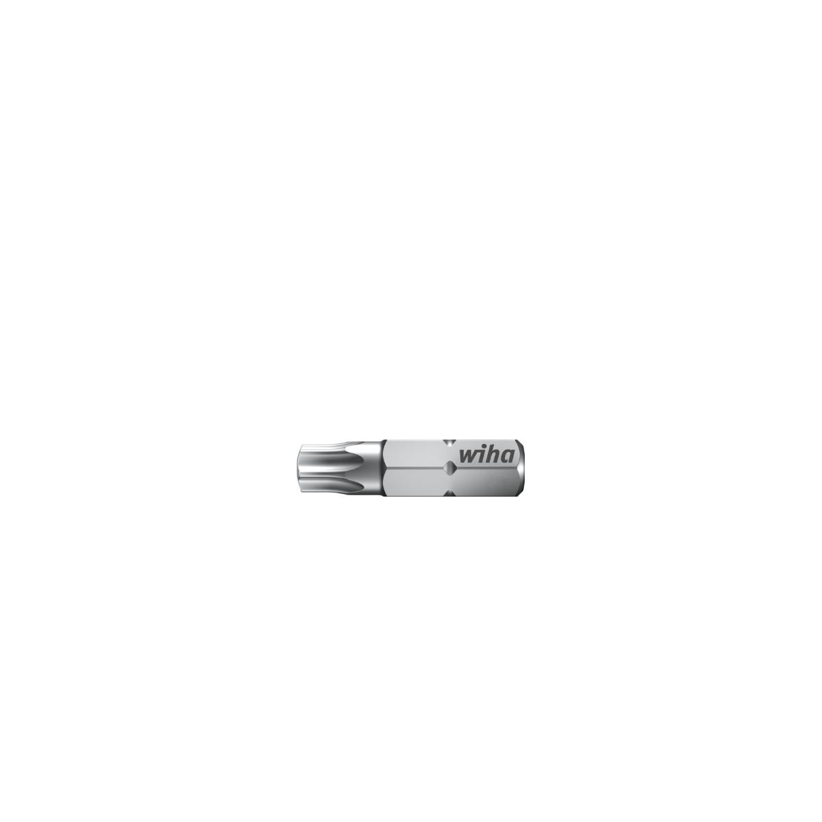 Wiha Bit Standard 25 mm TORX (T10) 2 Stück 1/4 zoll in Box