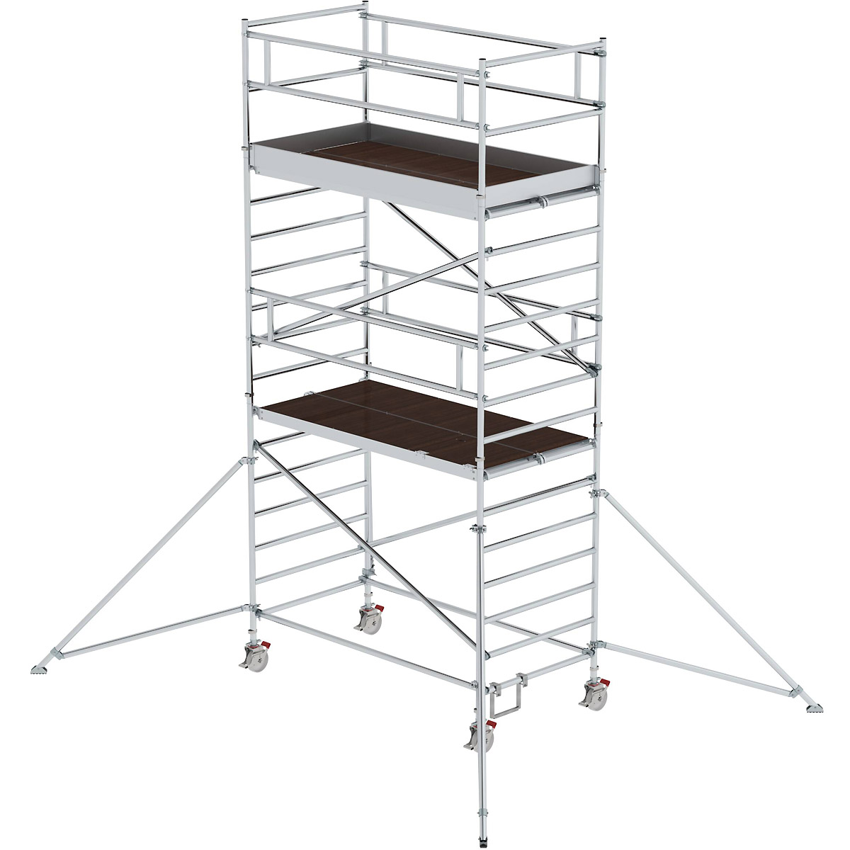 Munk Rollgerüst 1,35 x 2,45 m mit Ausleger & Doppel-Plattform