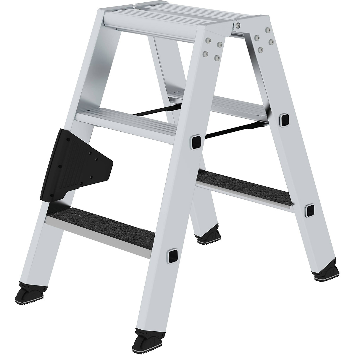 Munk Stufen-Stehleiter beidseitig begehbar mit clip-step R13