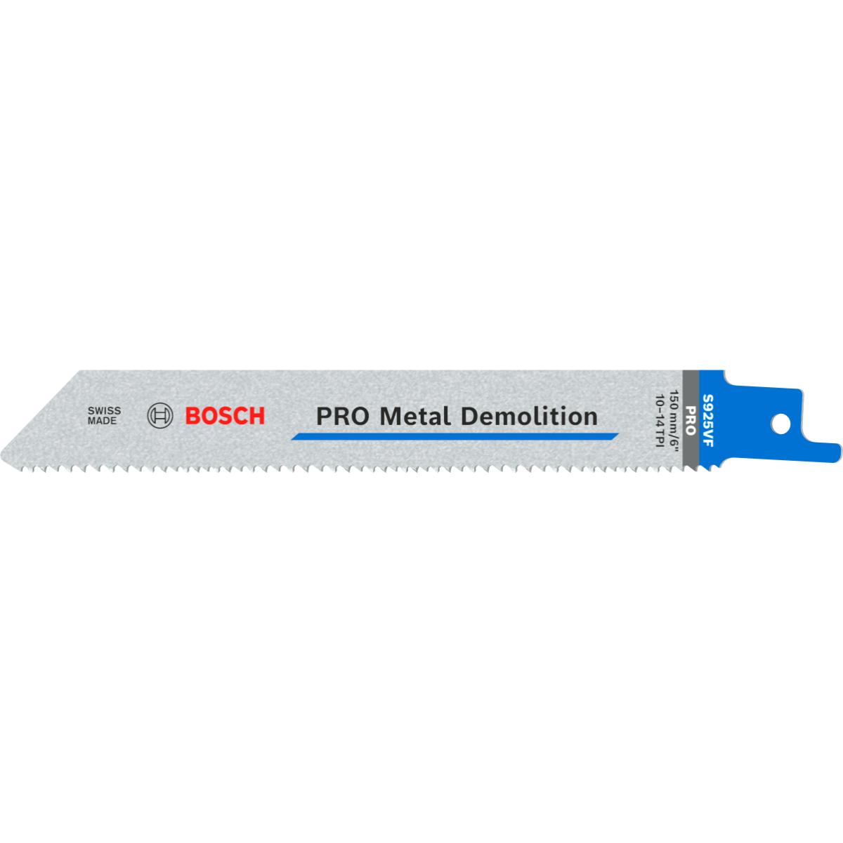 Bosch PRO Säbelsägeblatt S 925 VF, Heavy for Metal, 5er-Pack
