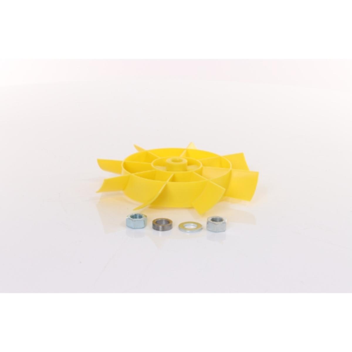 ELMAG PVC-Ventilatorflügel mit Muttern und Scheiben