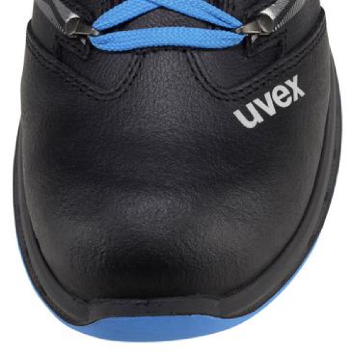 uvex 2 trend Sicherheitsschuh Stiefel S2 blau-schwarz