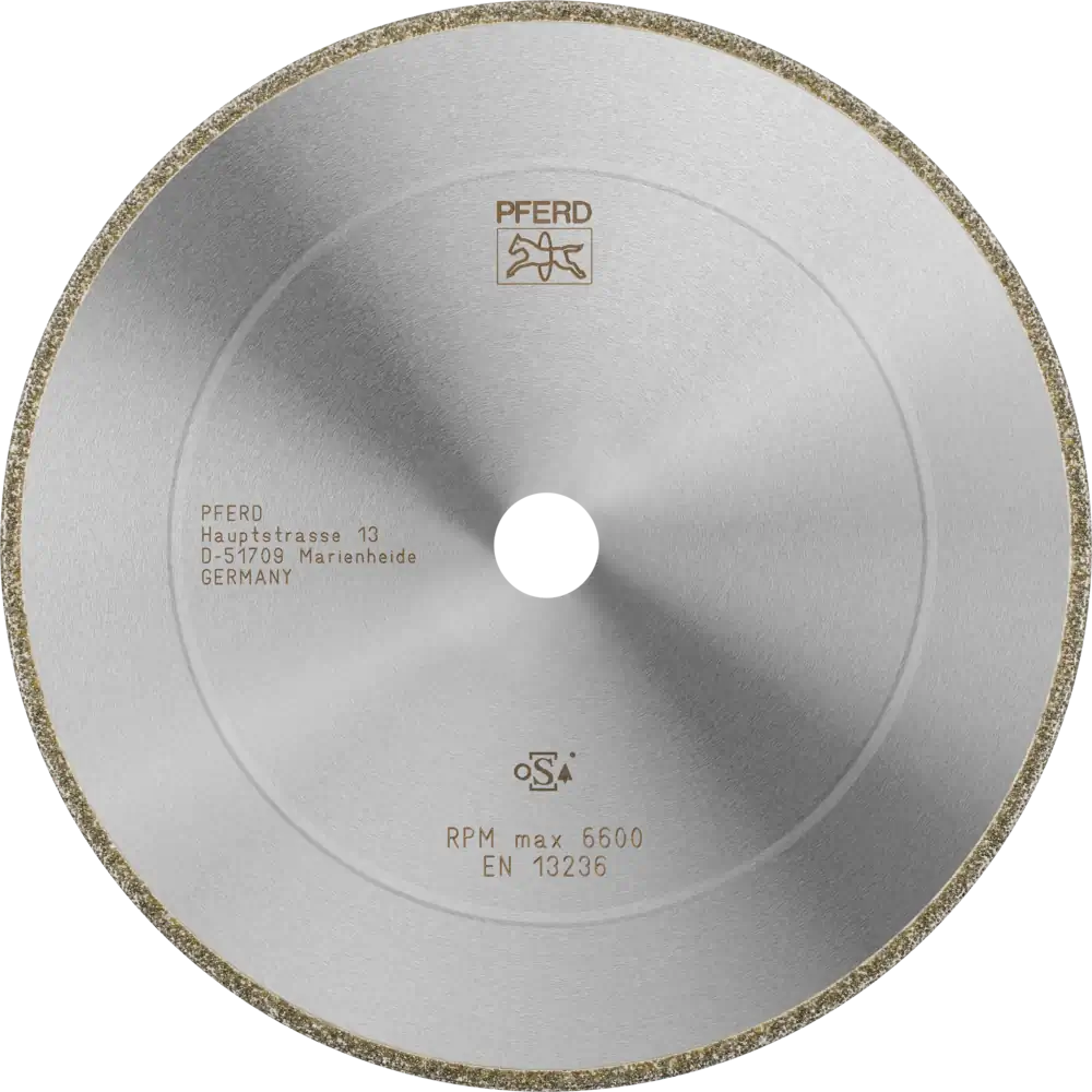 PFERD TOOLS Diamant-Trennscheibe D1A1R für Grau-/Sphäroguss