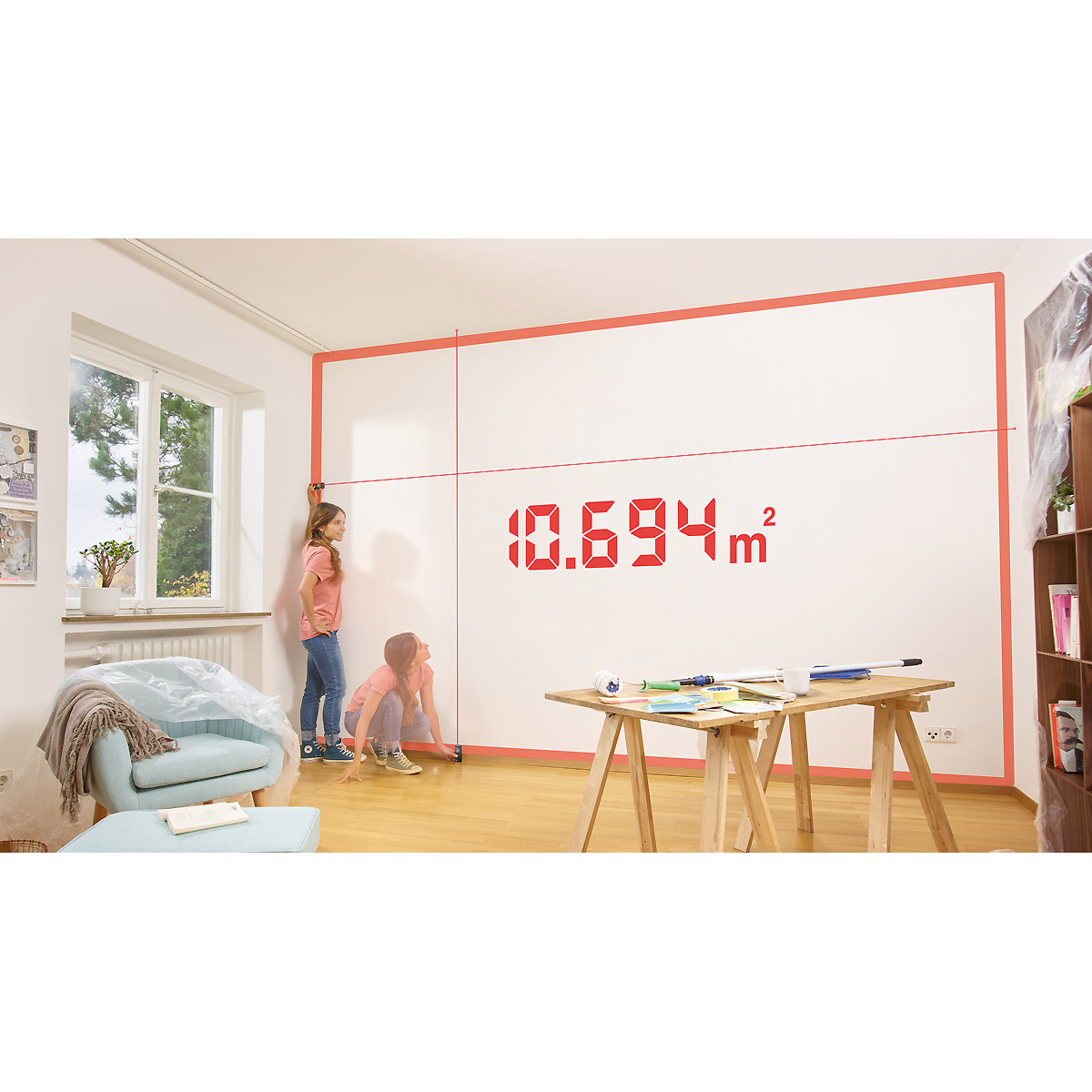 Bosch Digitaler Laser-Entfernungsmesser Zamo