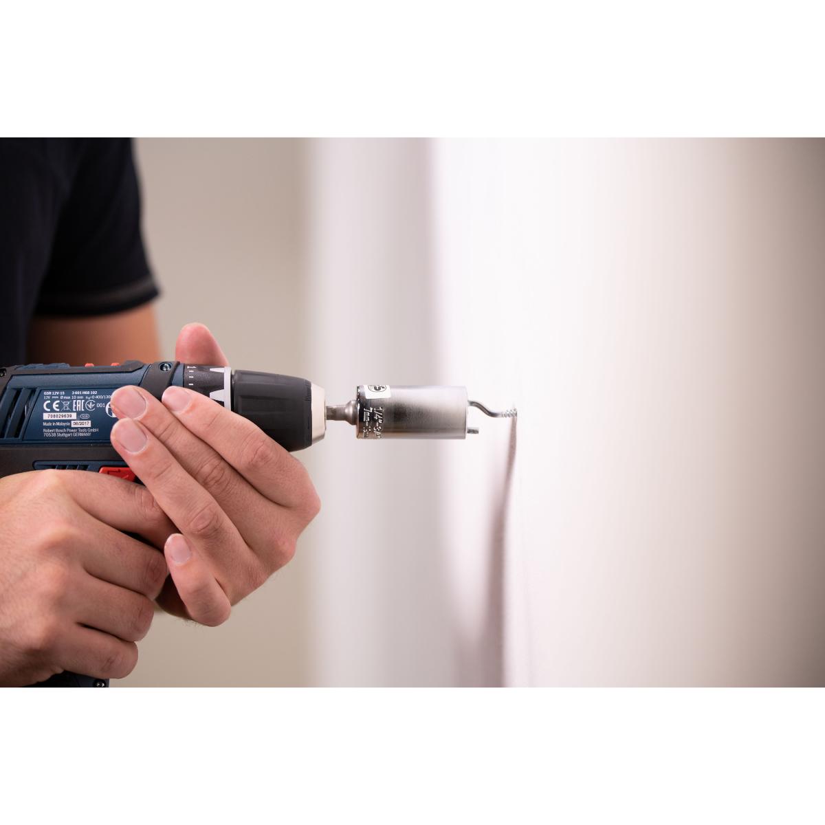 Wiha Steckschlüsseleinsatz Set Gripper mit Ratsche 3/8 zoll und Adapter für Akkuschrauber 3-teilges Set