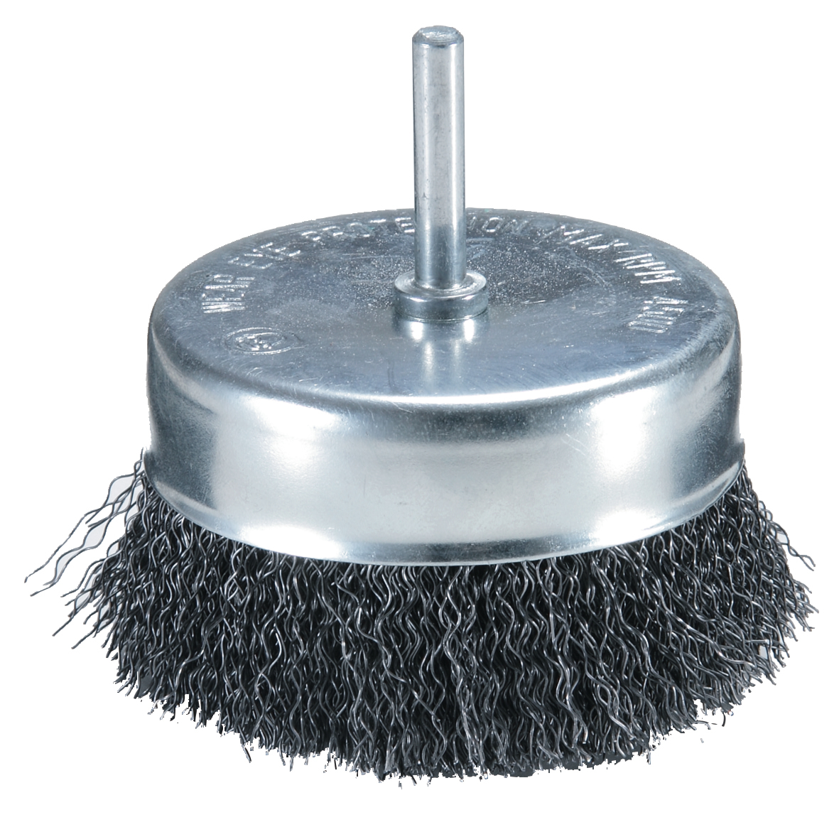 Makita Topfbürste, 50 mm - gewellt - verzinkter Stahl - Rundschaft - D-39914