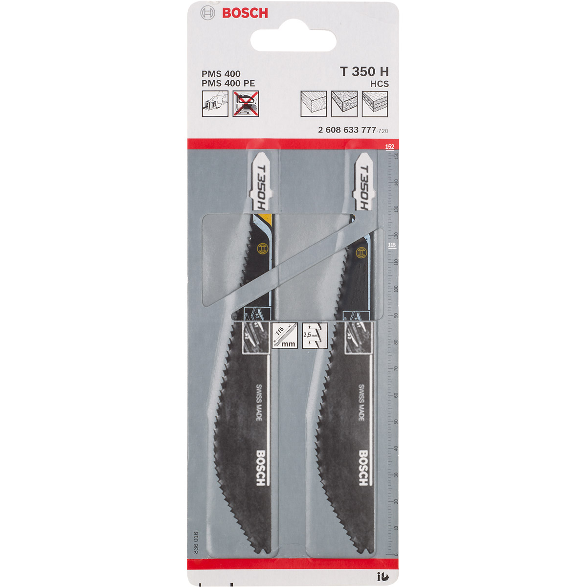 Bosch Eintauch- und Geradschnittsägeblatt T 350 H 152