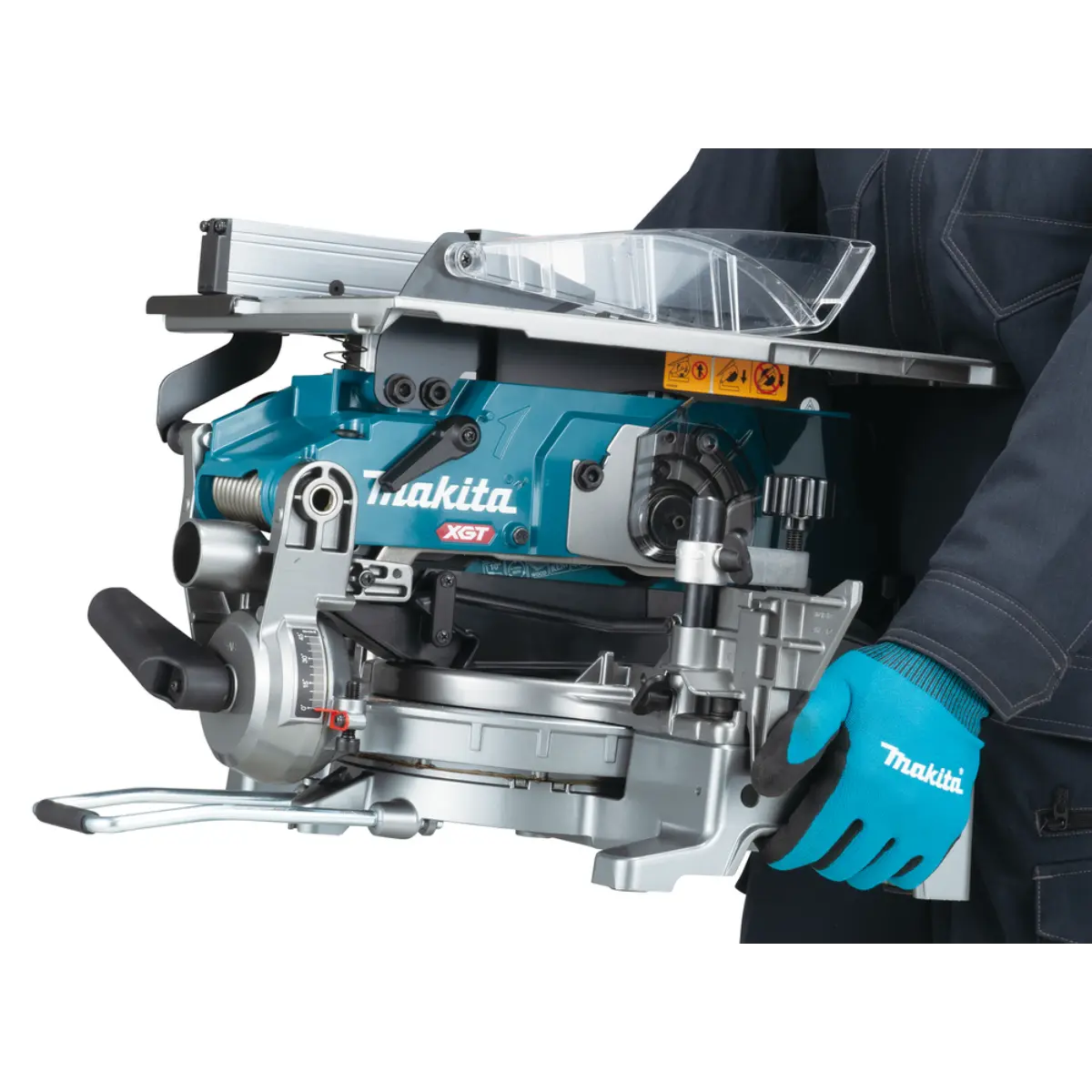 Makita Akku-Tisch-Kapp- und Gehrungssäge XGT 40V max. (ohne Akku, ohne Ladegerät) - LH001GZ
