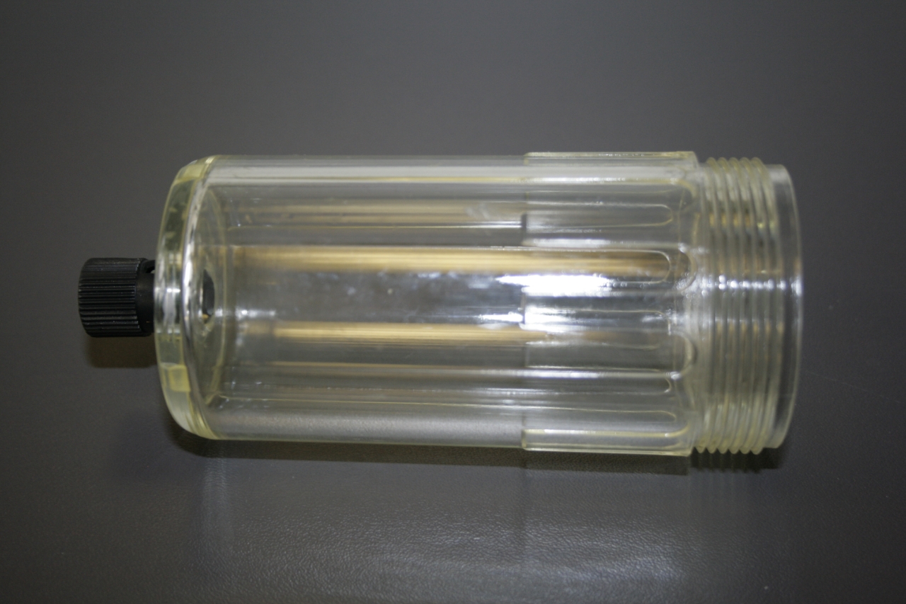 ELMAG Schauglas mit Ablaßventil