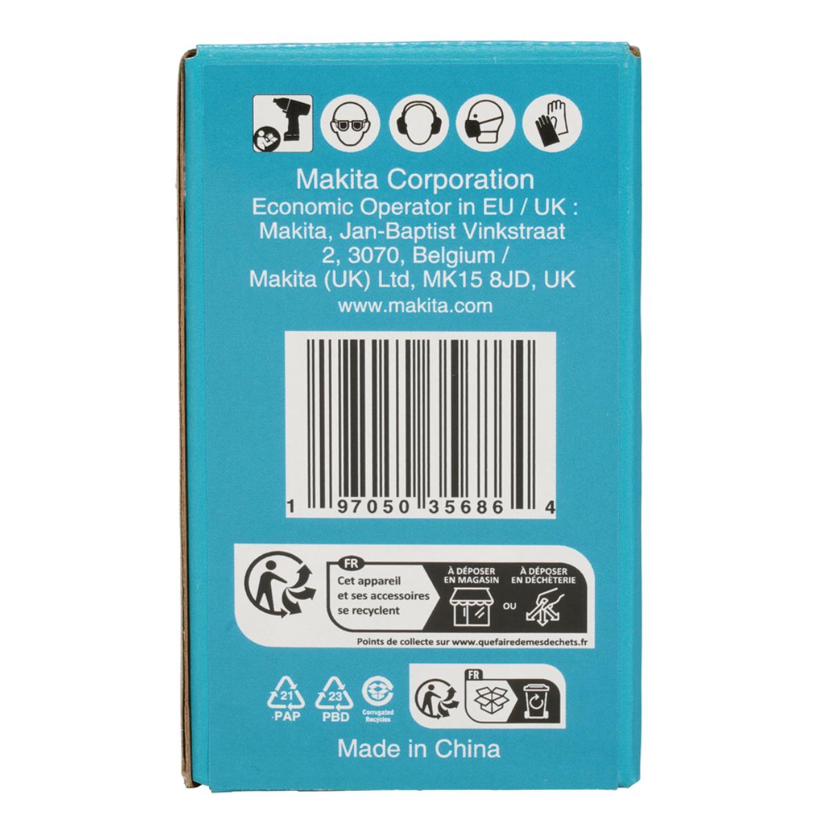 Makita Schlagnuss 1 Zoll - inkl. O-Ring und Stift - CR-MO
