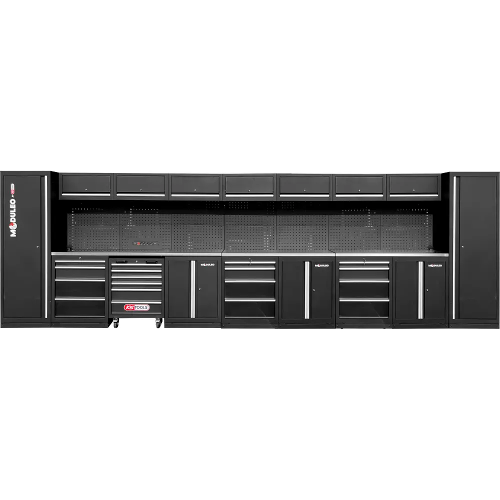 KS TOOLS Werkstatt-Schranksystem, gerade, 5960 x 500 mm, Variante 2