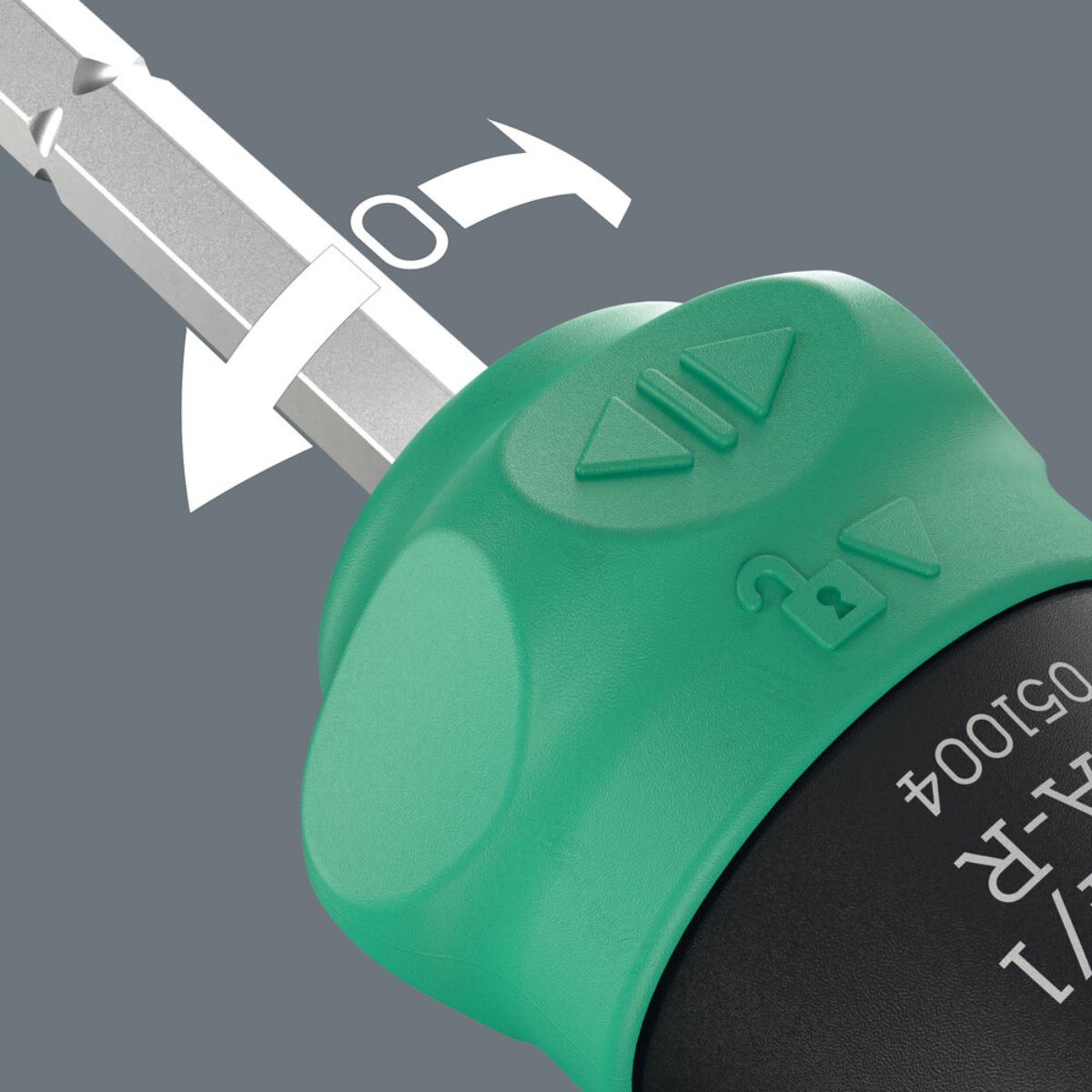05051516001we Wera Kraftform Kompakt 26 RA-R mit Tasche, 6-teiliges Set