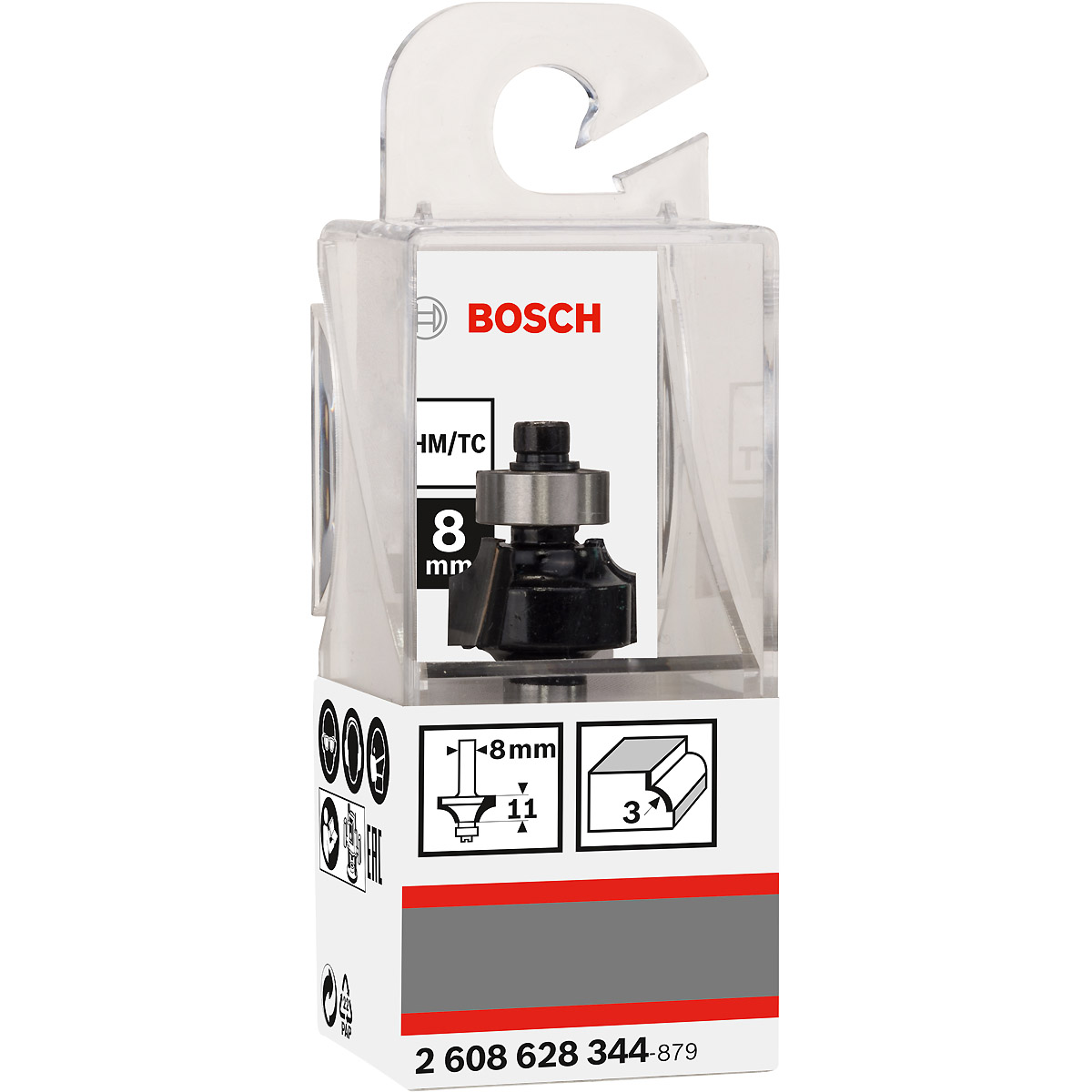 Bosch PRO Abrundfräser 8mm Schaft