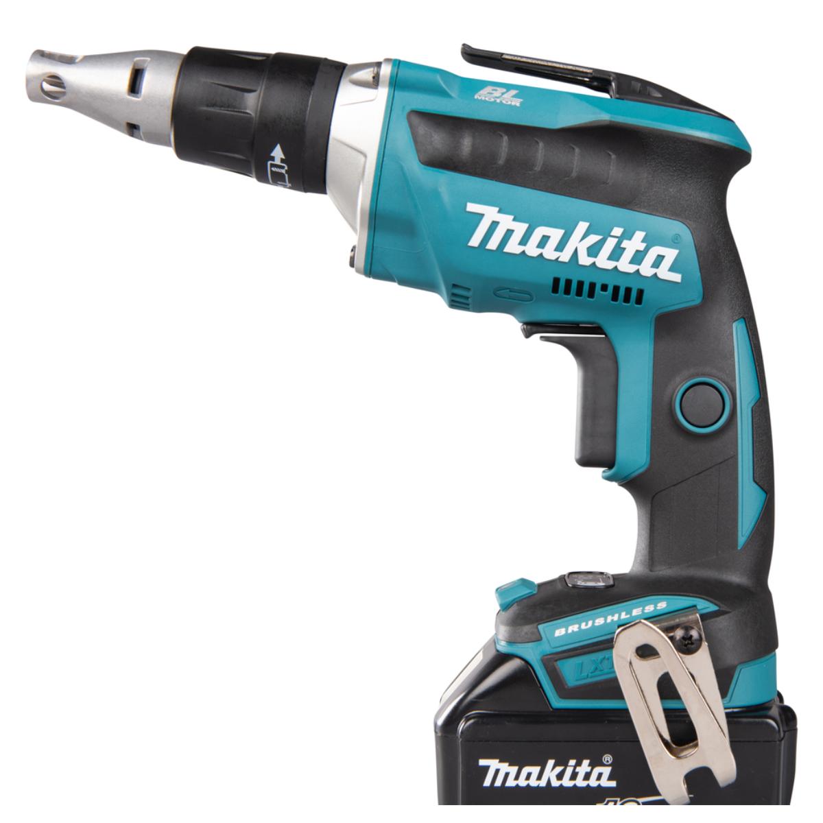 Makita Akku-Schnellbauschrauber LXT 18V mit Magazinvorsatz - DFS452TJX2