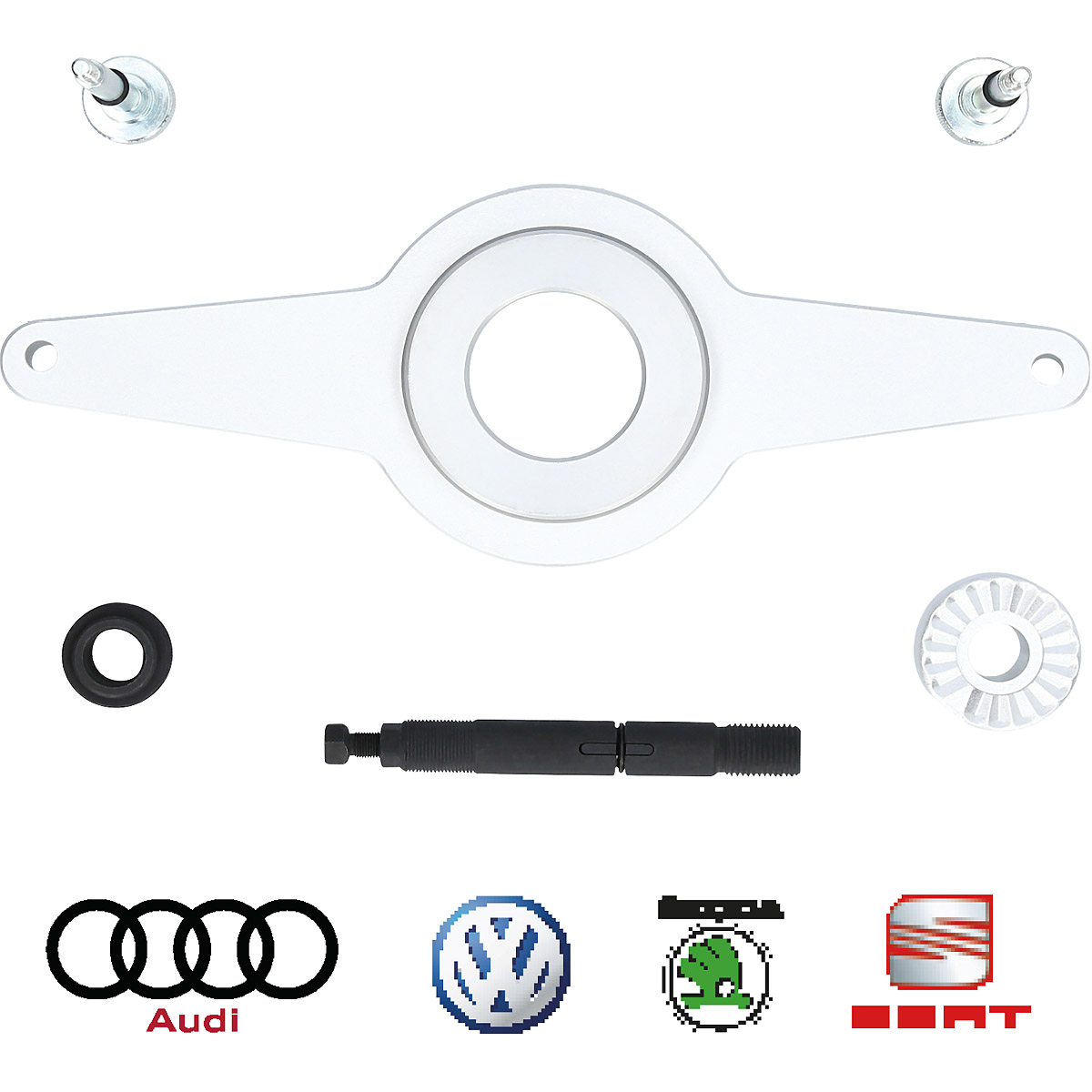 Brilliant Tools Schwingungsdämpfer-Werkzeug-Satz für VAG 1.8, 2.0 TFSI