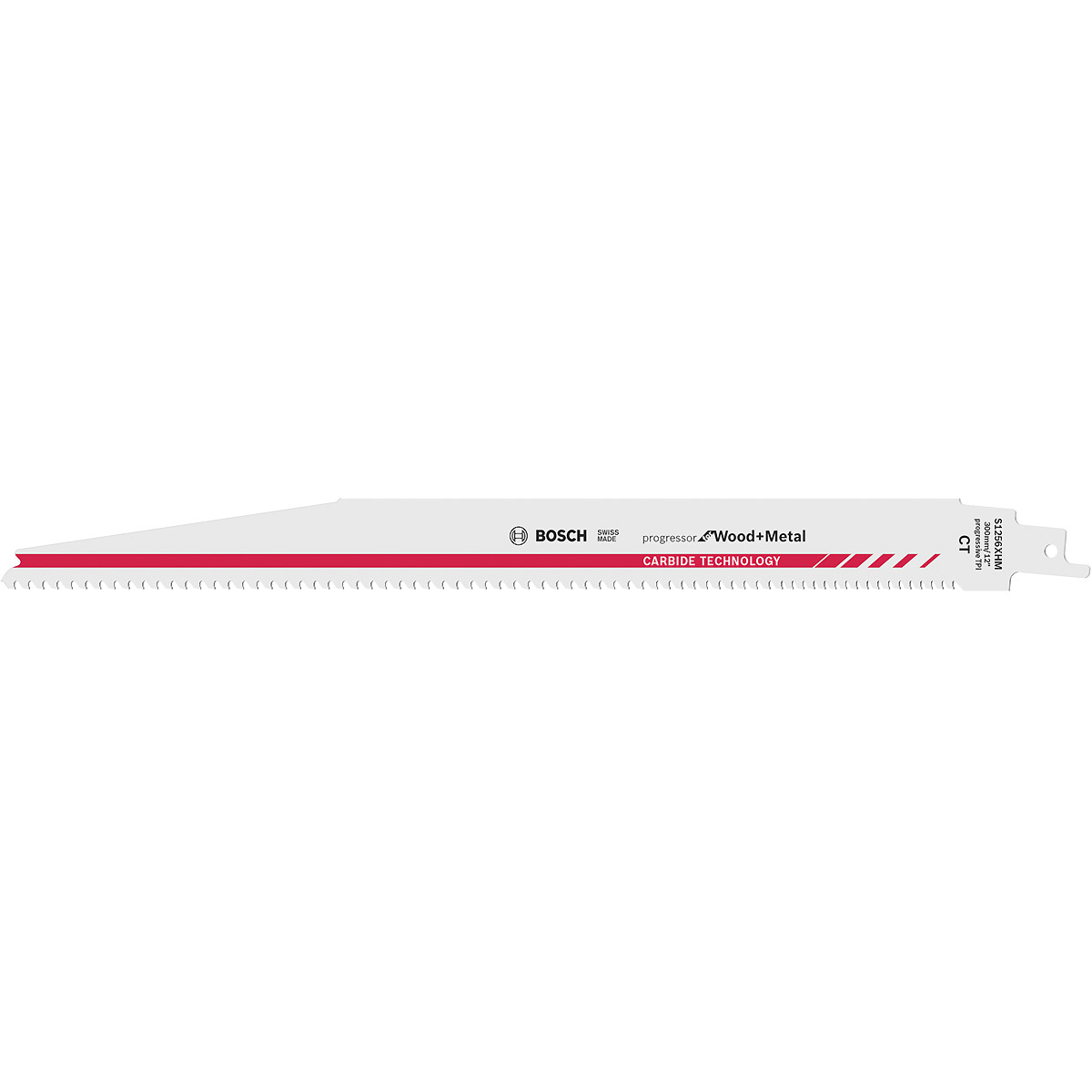 Bosch Säbelsägeblatt S 1256 XHM, Carbide Progressor for Wood and Metal